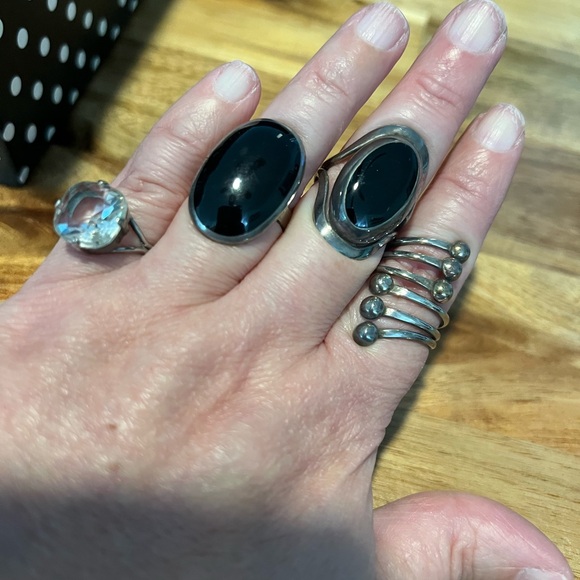 Silver Rings size 9 - Picture 3 of 3